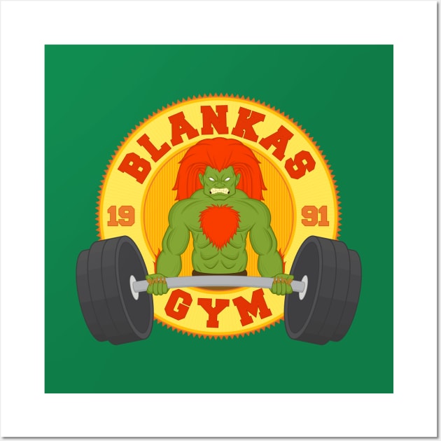 Blankas Gym Wall Art by Woah_Jonny